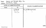 Henry and Wright Mfg. Co.