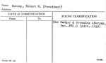 Hersey, Robert W. (President)