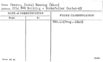 Hewson, Isabel Manning (Miss)