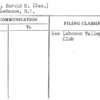 Hicks, Harold B. (Sec.)