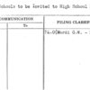 High Schools to be Invited to High School Night