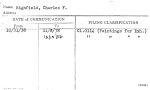 Highfield, Charles F.