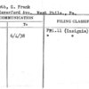 Hildreth, G. Frank