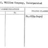 Hinkel, William Company, Incorporated