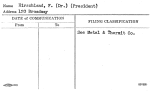 Hirschland, F. (Dr.) (President)
