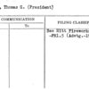 Hitt, Thomas G. (President)