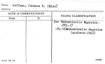 Hoffman, Johanna E. (Miss)