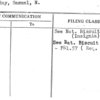 Holliday, Samuel, N.
