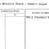 Hollis Methodist Church - Women's League