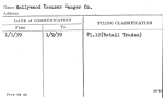 Hollywood Trouser Hanger Co.