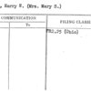 Holmes, Harry N. (Mrs. Mary S.)