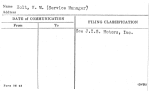 Holt, H.M. (Service Manager)