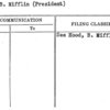 Hood, B. Mifflin (President)