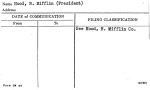 Hood, B. Mifflin (President)