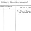 Hooke, William E. (Executive Secretary)