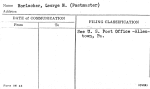 Horlacher, George N. (Postmaster)