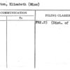 Houghton, Elisabeth (Miss)