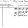 Houghton, Hiram C. Jr. (Mrs. Dorothy Turner)