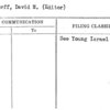 Housdorff, David M. (Editor)