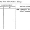 Housing Plan for Student Groups