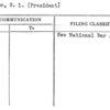 Houston, W.L. (President)