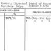 Howe, Frederic (Director) School of Household Science & Arts