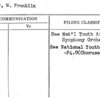 Hoxter, W. Franklin