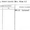 Hoyal, Robert Lincoln (Mrs. Wilma D.)