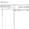 Huber, Charles A.