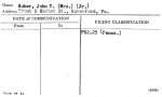 Huber, John Y. (Mrs.) (Jr.)