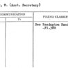 Huber, W. (Asst. Secretary)