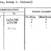 Hudgins, Rodney C. (Colonel)
