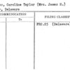 Hughes, Caroline Taylor (Mrs. James H.)