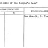 Human Side of the People's Case