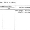 Humphrey, Edith S. (Miss)