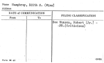 Humphrey, Edith S. (Miss)