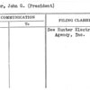Hunter, John G. (President)