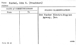 Hunter, John G. (President)