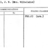 Huskell, J.N. (Mrs. Wilhelmina)