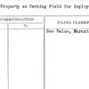 I.R.T. Property as Parking Field for Employees