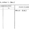 Ilfeld, Arthur C. (Mrs.)