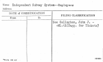 Independent Subway System--Employees