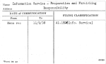Information Service - Preparation and Furnishing Responsibility