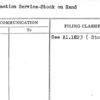 Information Service-Stock on Hand