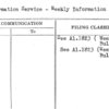 Information Service - Weekly Information Bulletins
