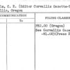 Ingalls, C.E. (Editor Corvallis Gazette-Times)