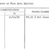 Insurance on Fine Arts Exhibit