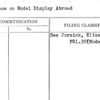 Insurance on Model Display Abroad