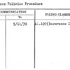 Insurance Policies Procedure