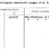 Intercollegiate Democratic League of N.Y. Inc.
